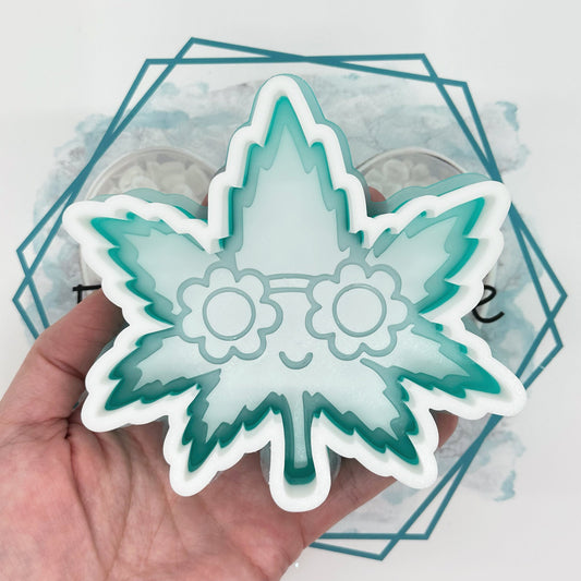 Retro Leaf Freshie Mold