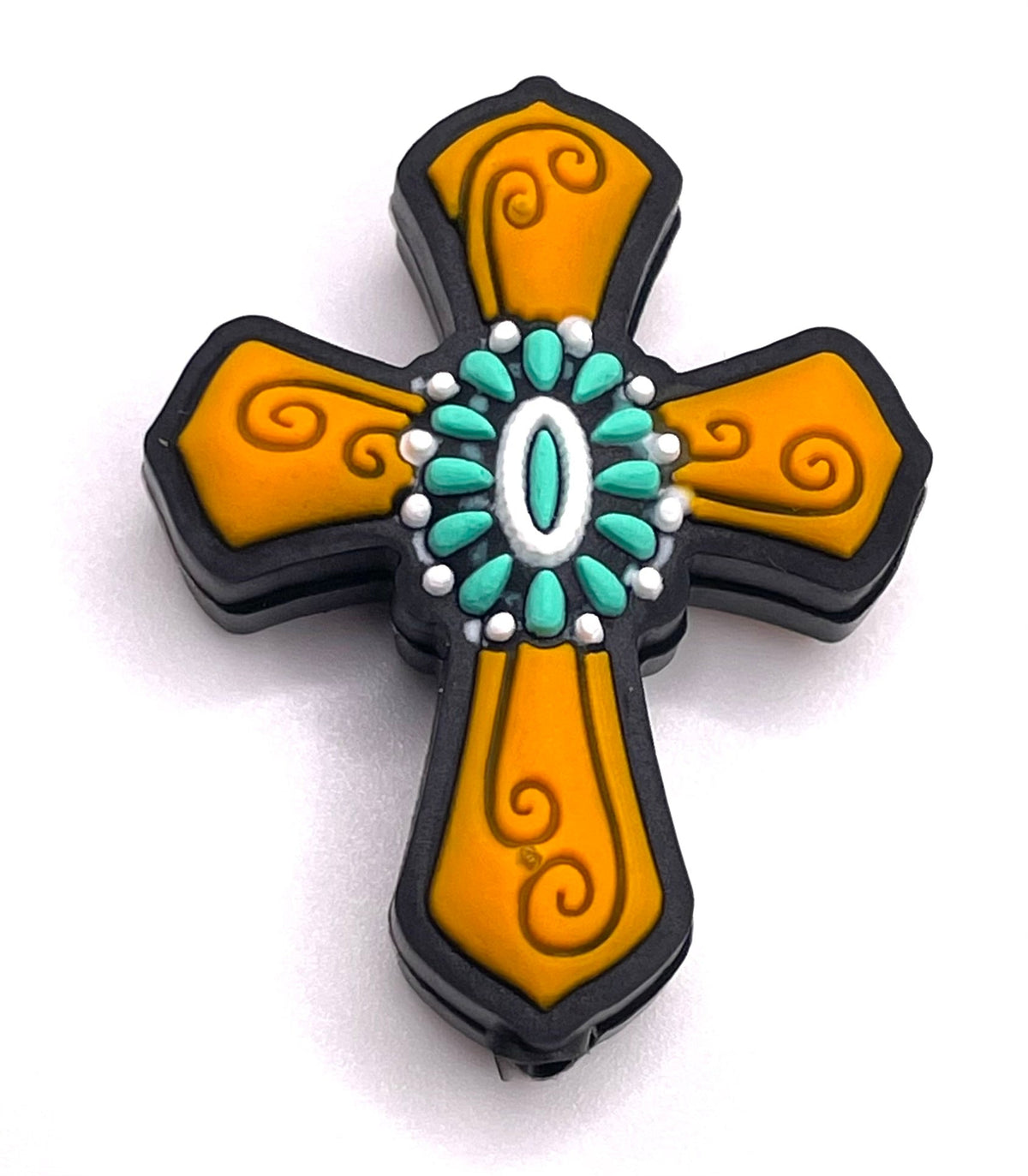 Concho Cross Focal Bead - Discontinued
