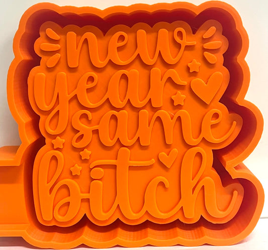 New Year Same Bitch Mold