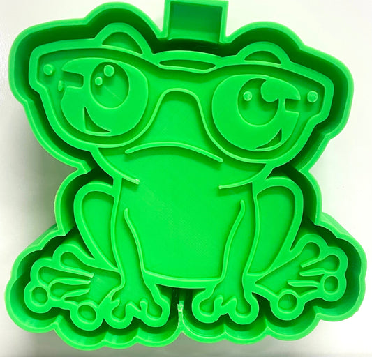 Frog Wearing Glasses Mold