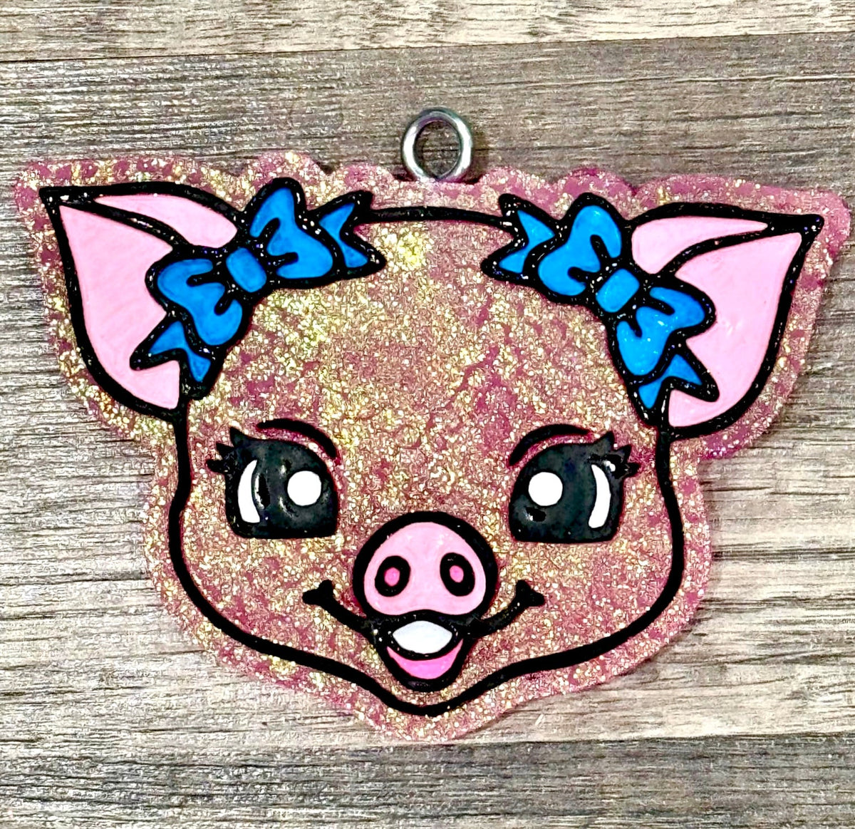 Cute Pig With Bows Molds