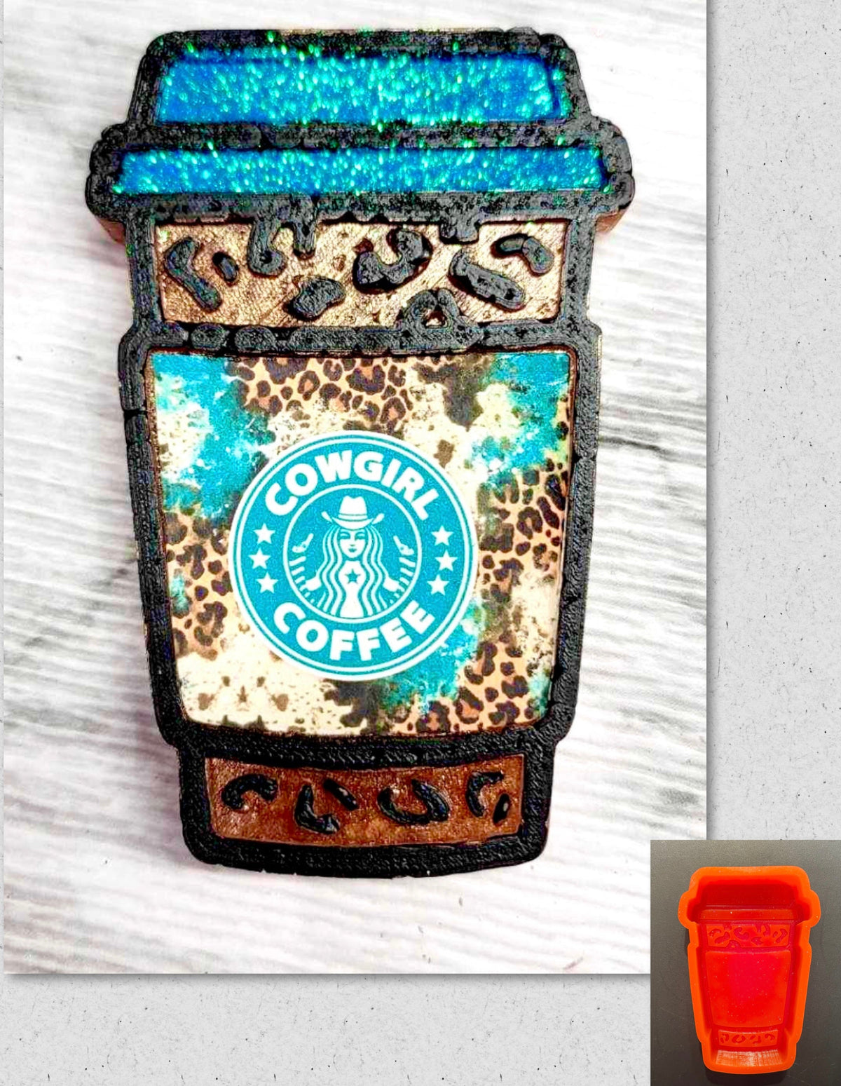 Leopard Latte/Coffee Cup Mold