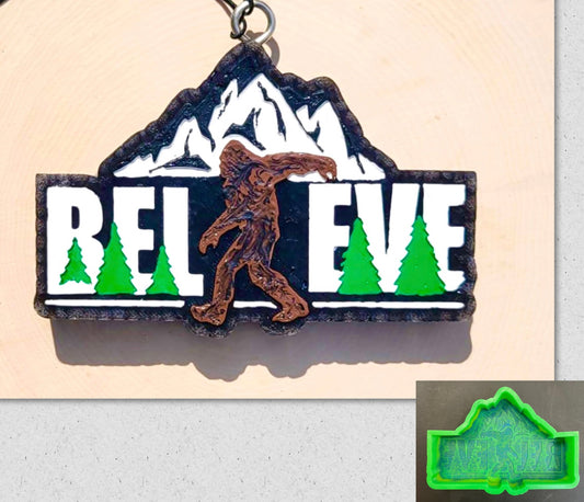 Bigfoot Sasquatch Believe Mold