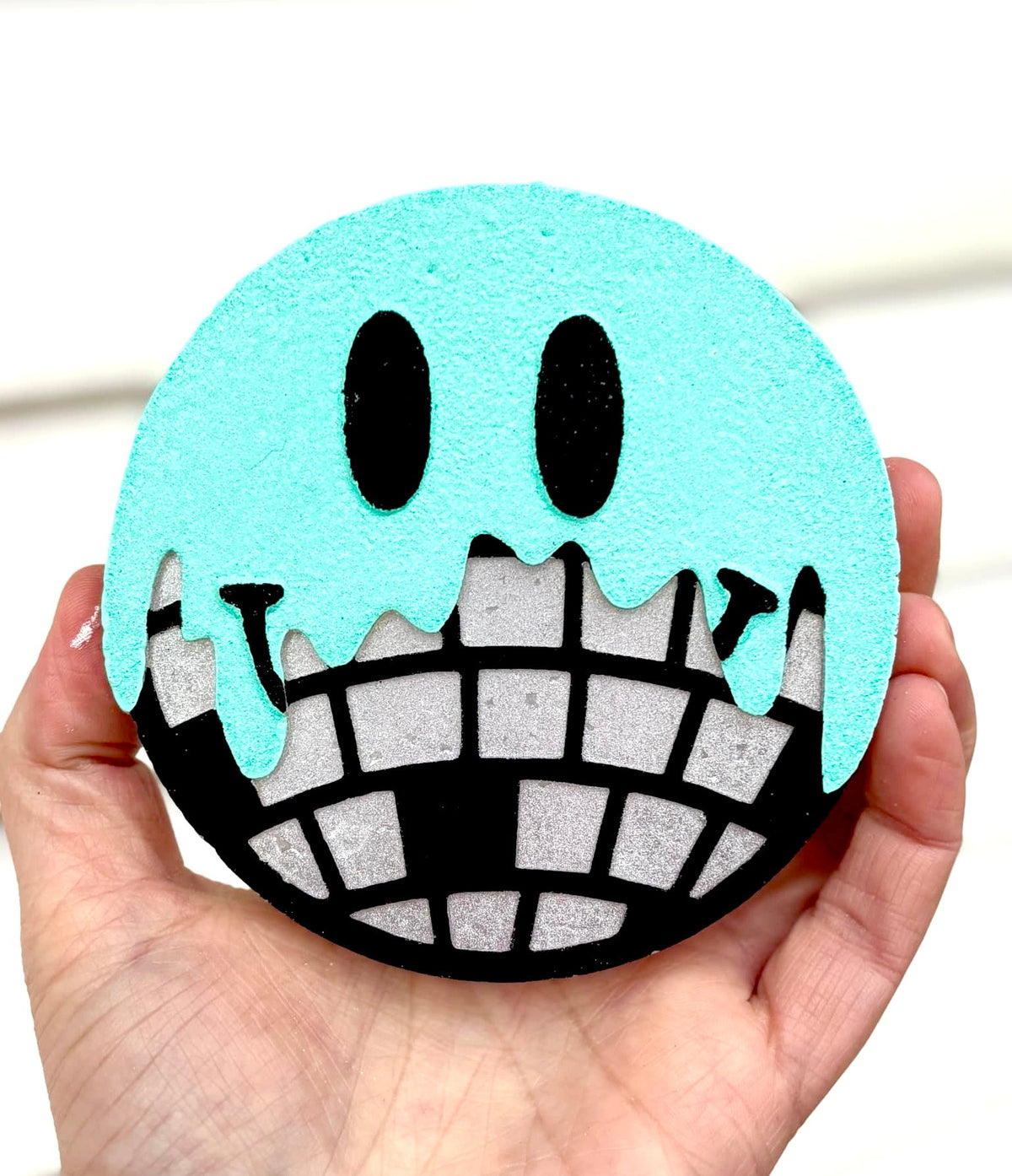 Dripping Disco Smiley Face Mold