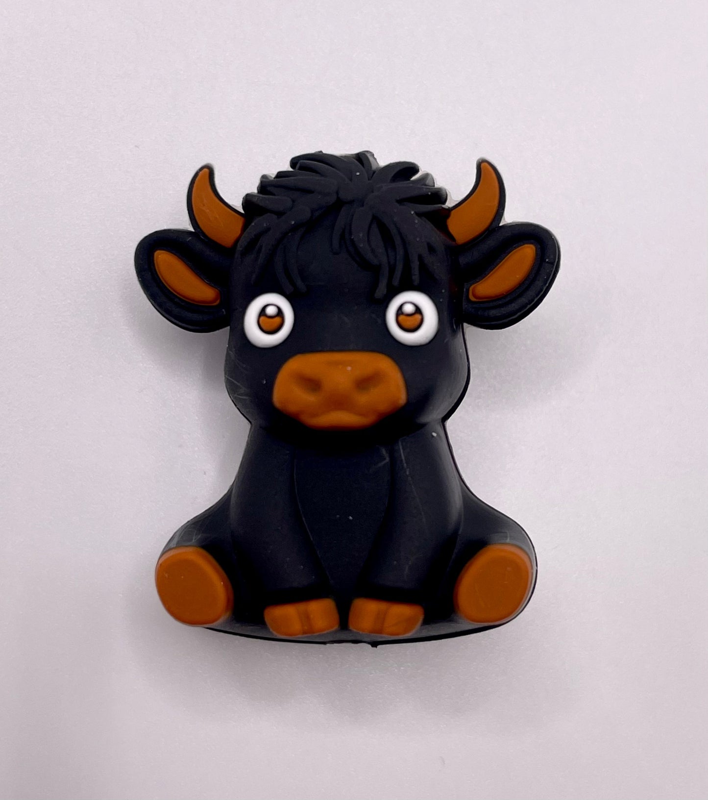 Sitting Highland Cow Focal Bead