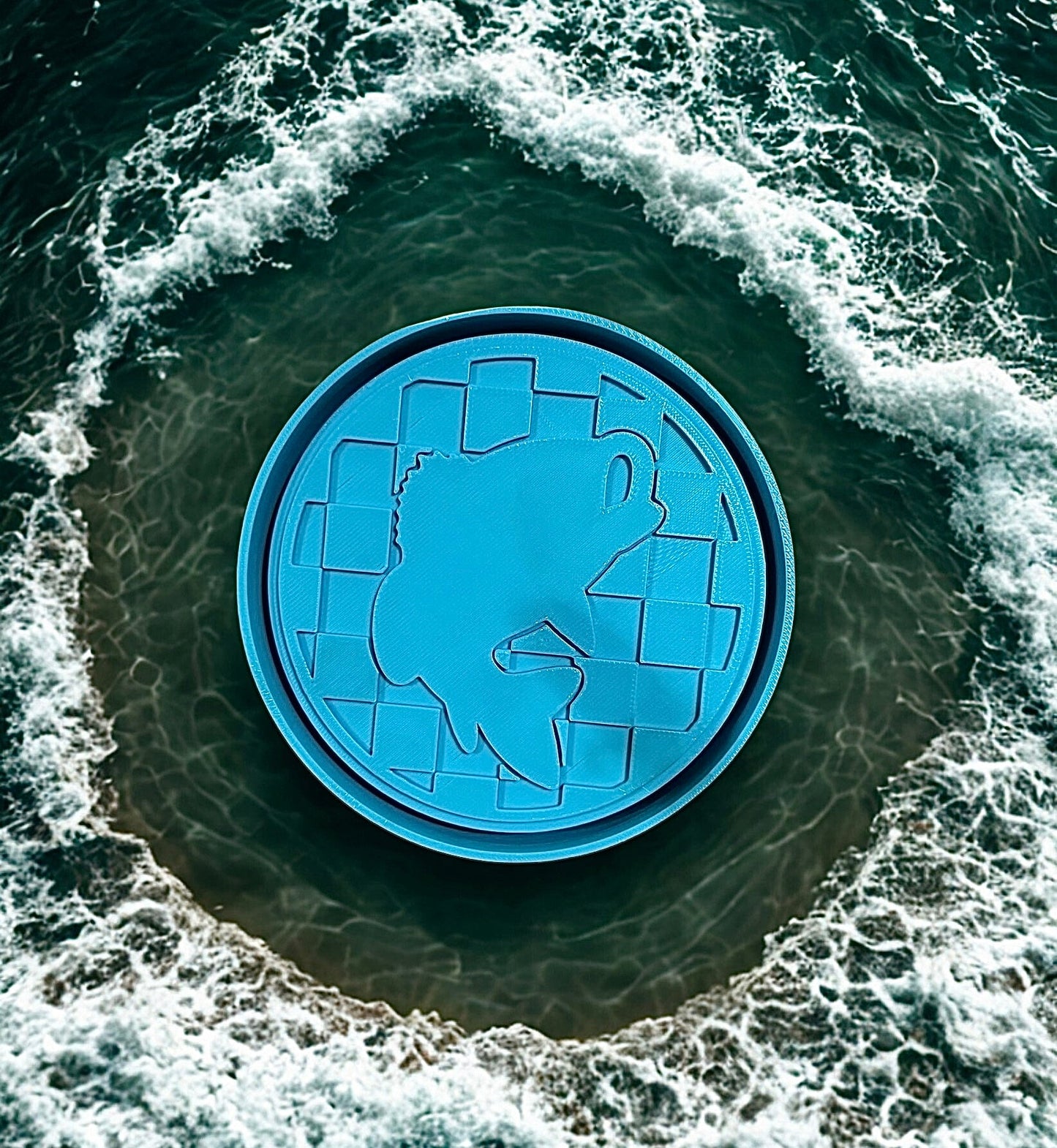 Bass checkered circle