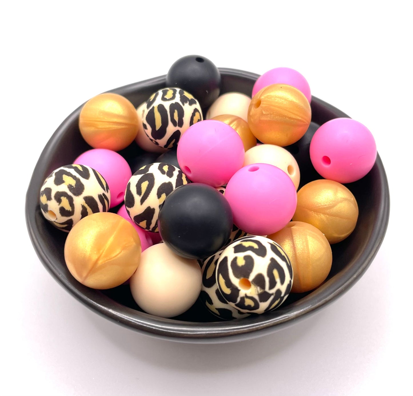 15mm Round Silicone Beads