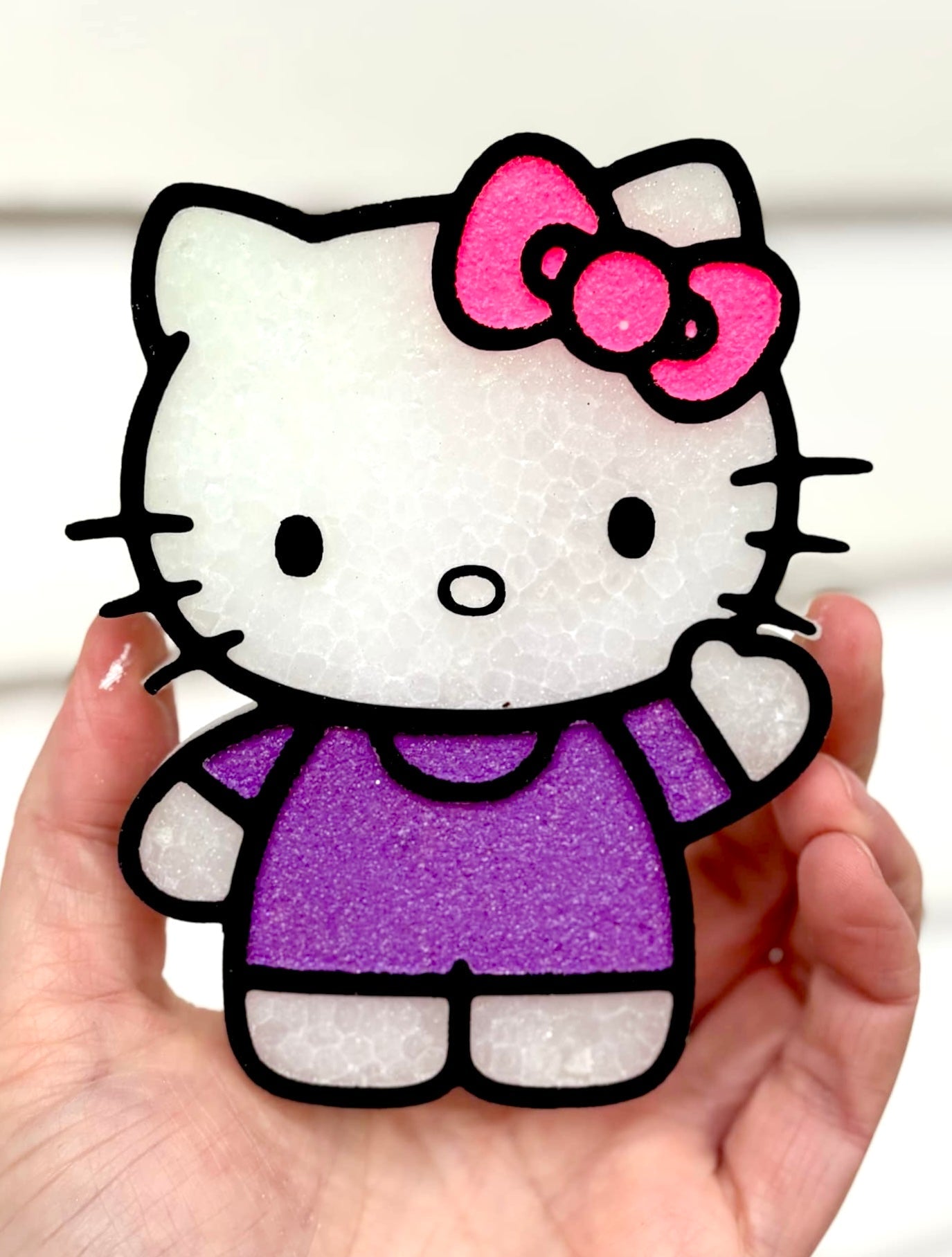 Kitty Waving Mold