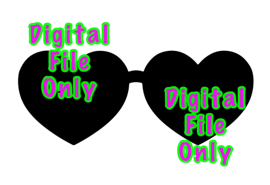 Heart Sunglasses SVG