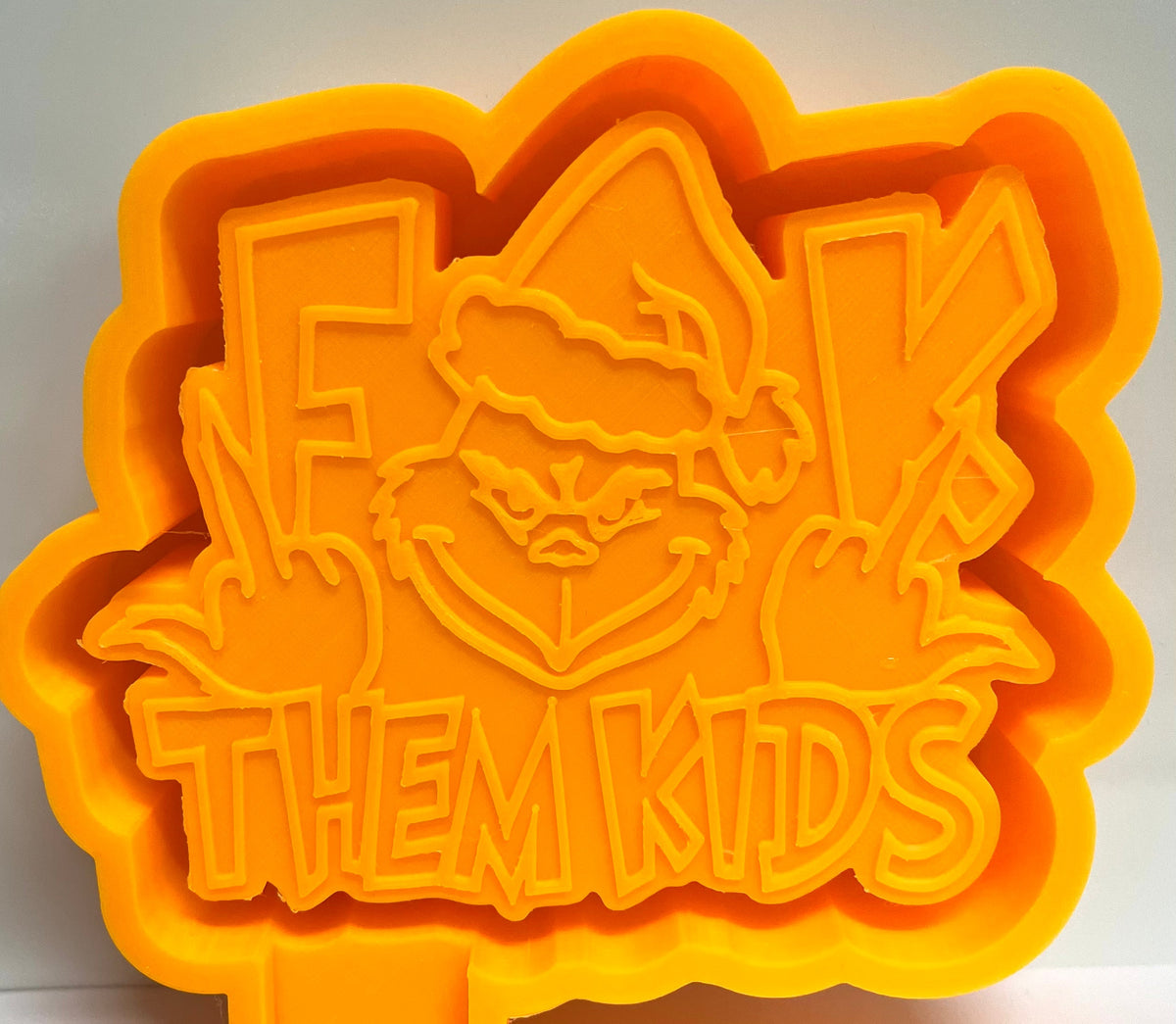 Green Christmas Guy Fuck Them Kids Mold