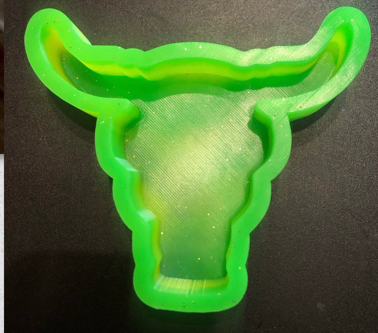 Plain Bull Skull Mold + Cardstock