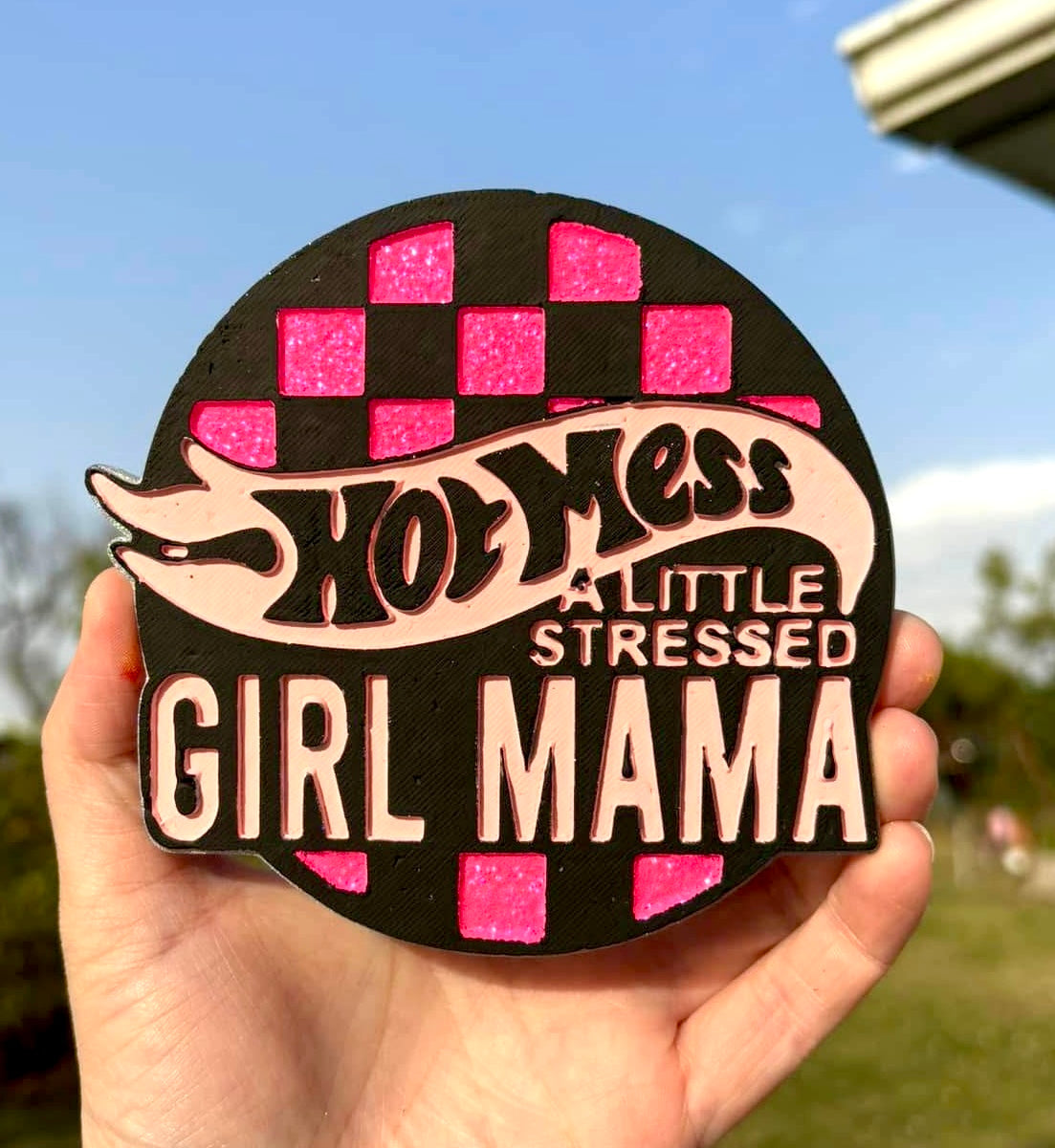 Hot Mess A Little Stressed Girl Mama Mold