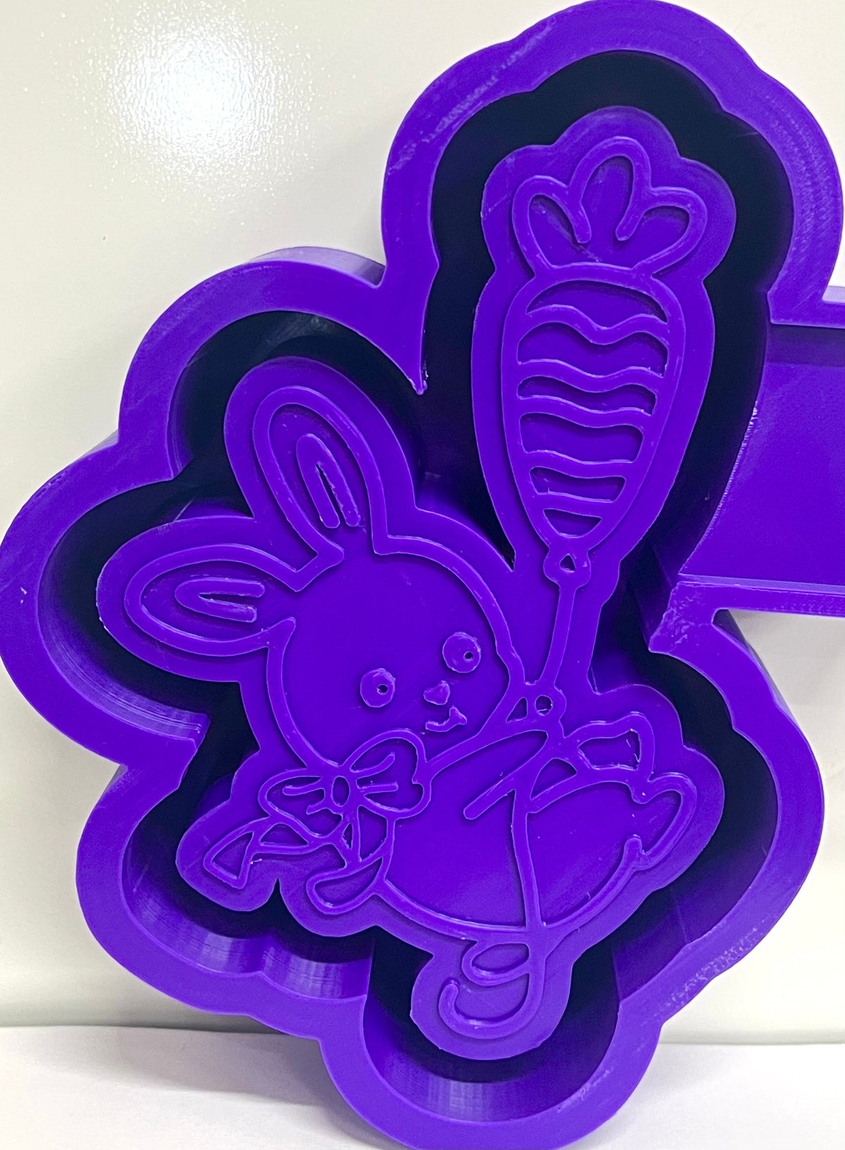Bunny Hanging On Carrot Balloon Mold