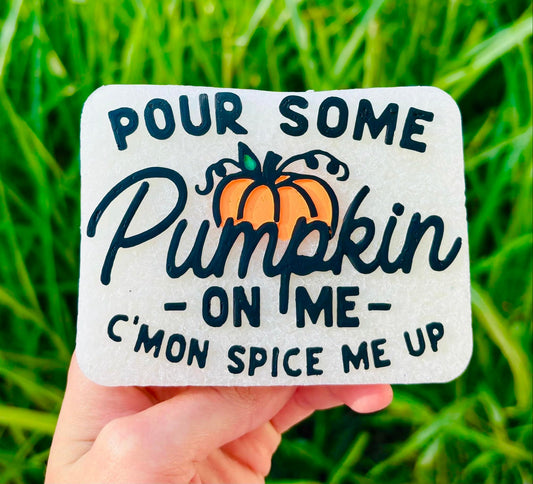 Pour Some Pumpkin On Me Mold
