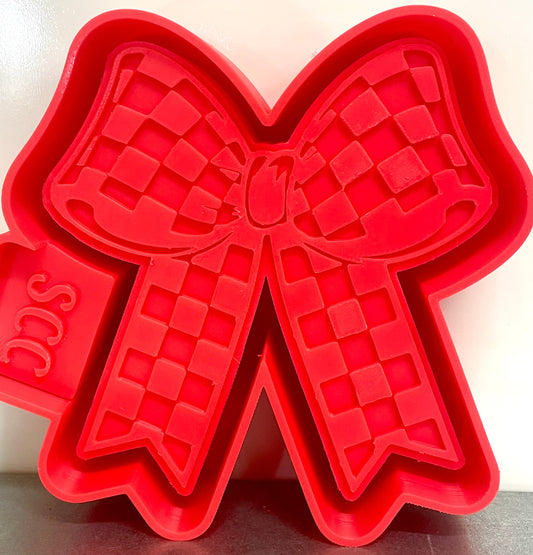 Checkered Flag Bow Mold