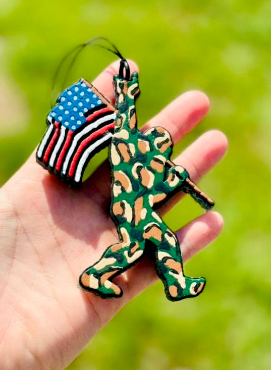 Patriotic Bigfoot Sasquatch Mold