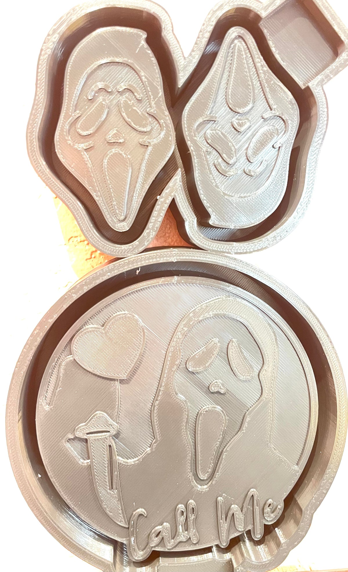 Scream Call Me & Vent Clip Mold Set