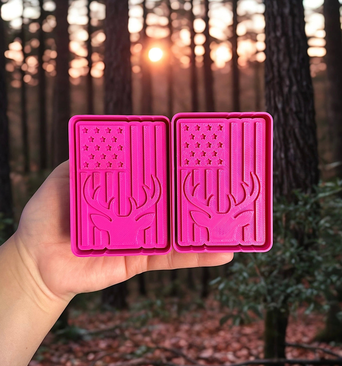 Dear flag mini vent clips
