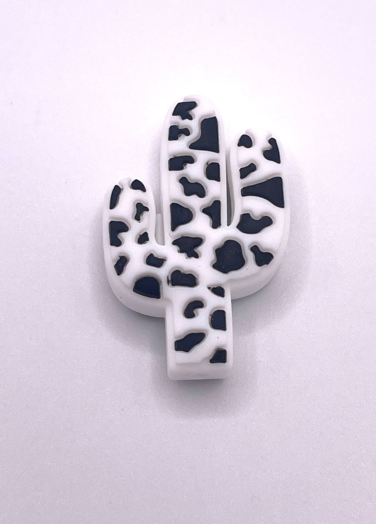 Cow Print Cactus Focal Bead - Discontinued