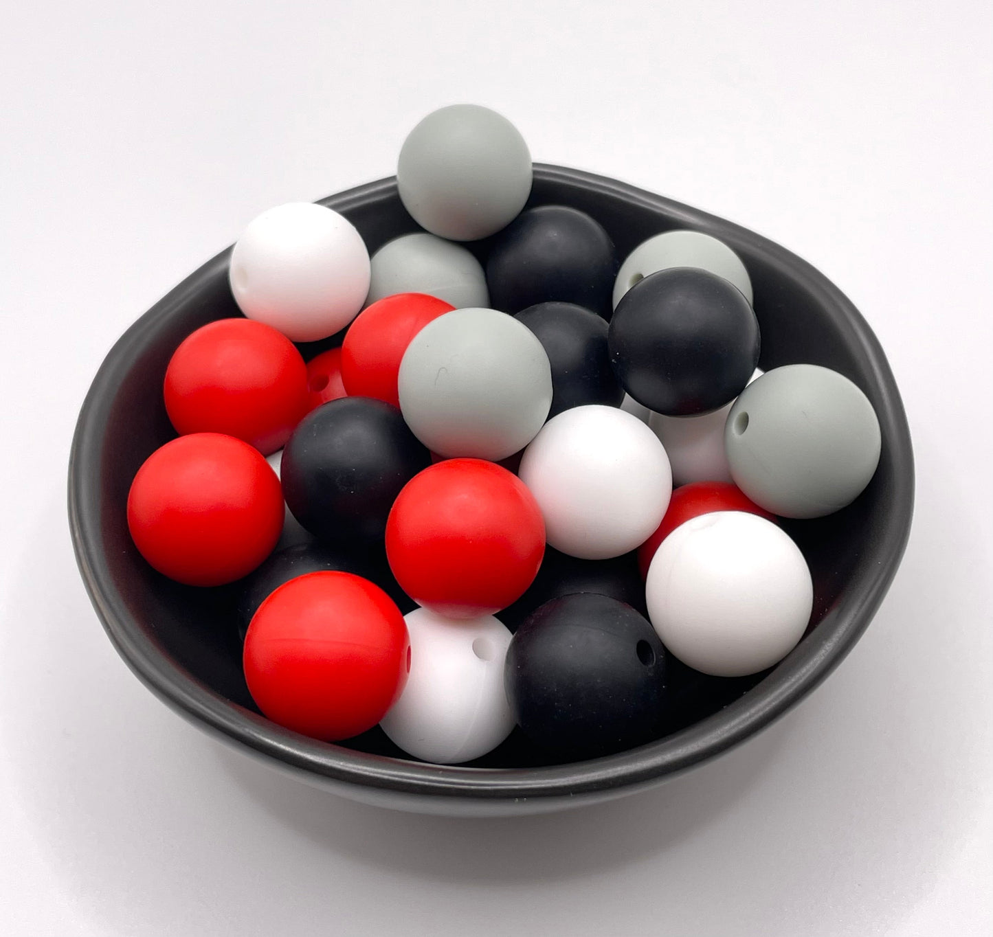 15mm Round Silicone Beads