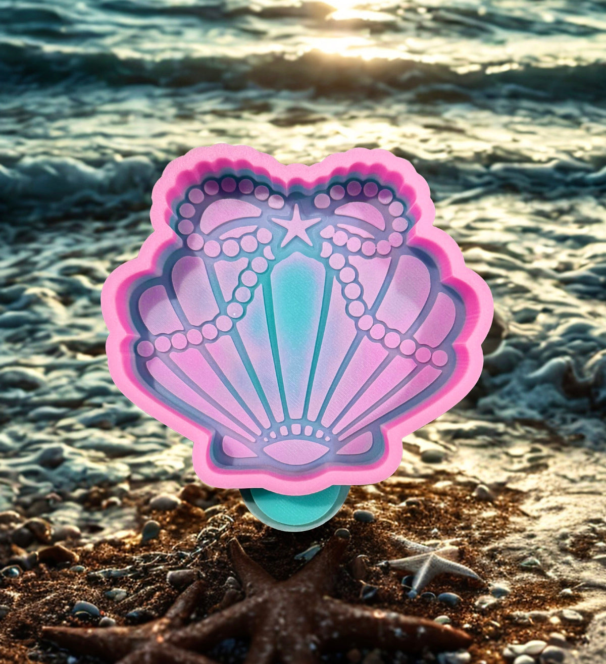 Seashell pearls bow