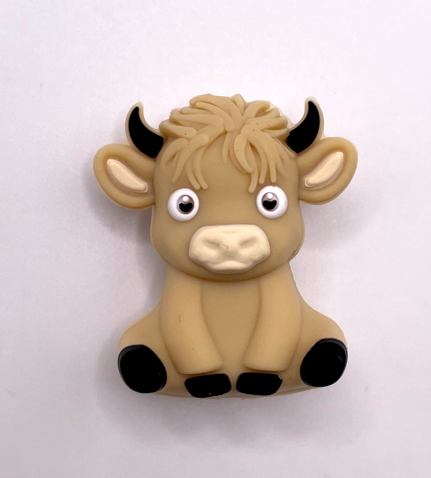 Sitting Highland Cow Focal Bead