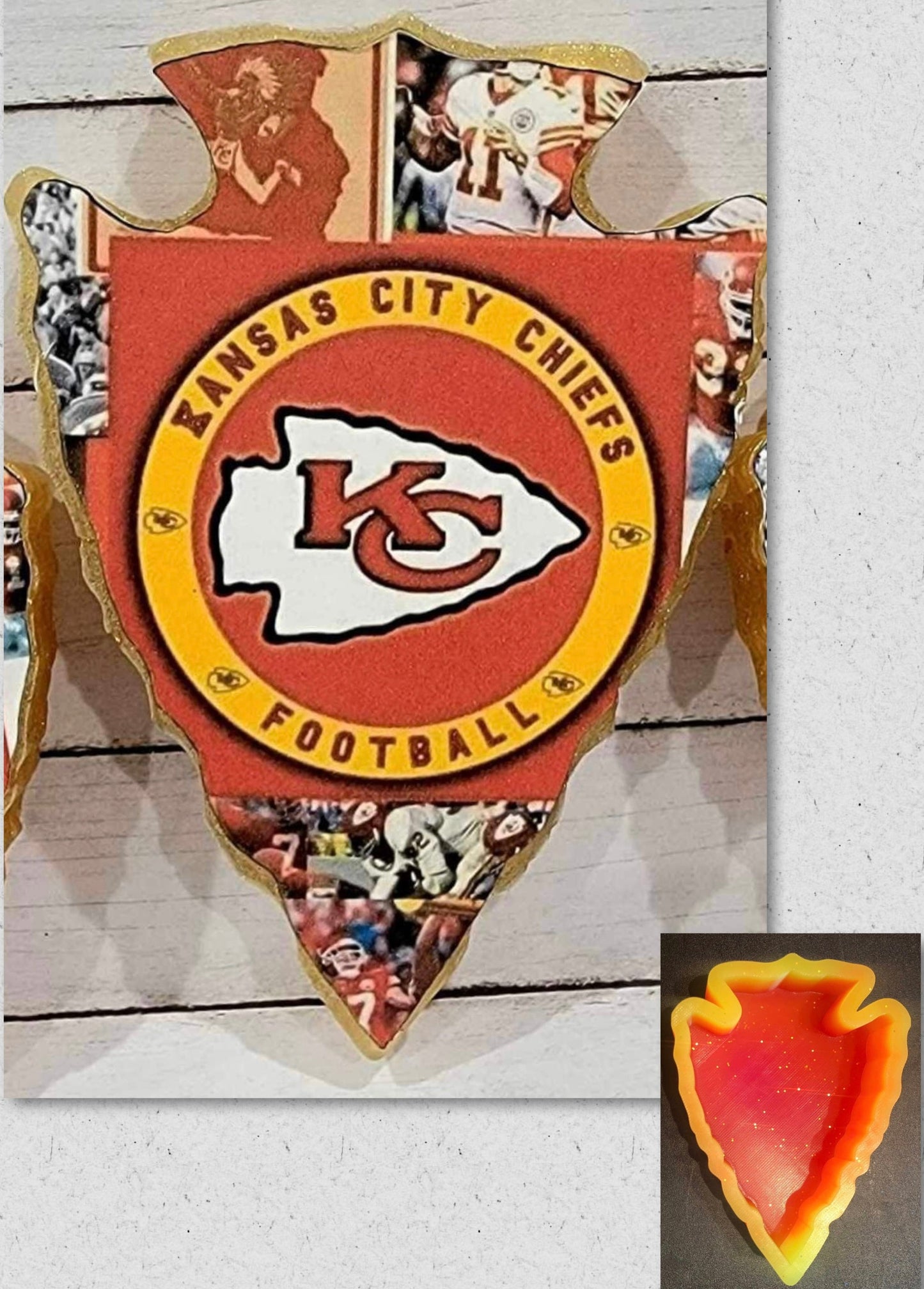 Arrowhead Cardstock Mold + Cardstock