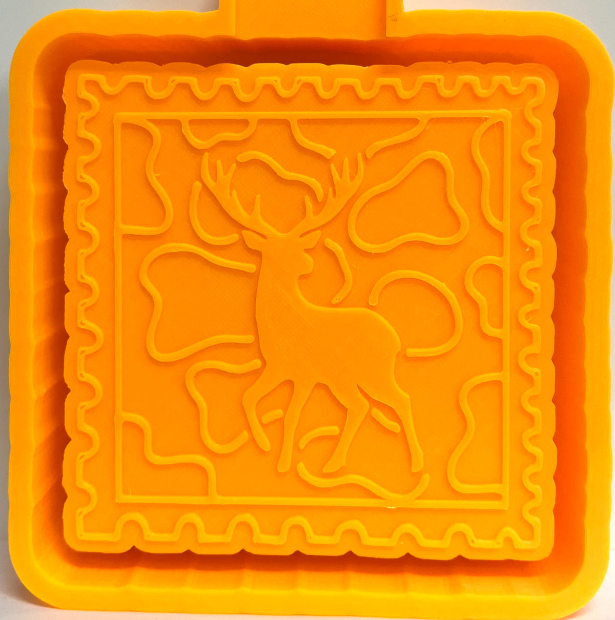 Cutesy Stamp with Camo and Deer Mold