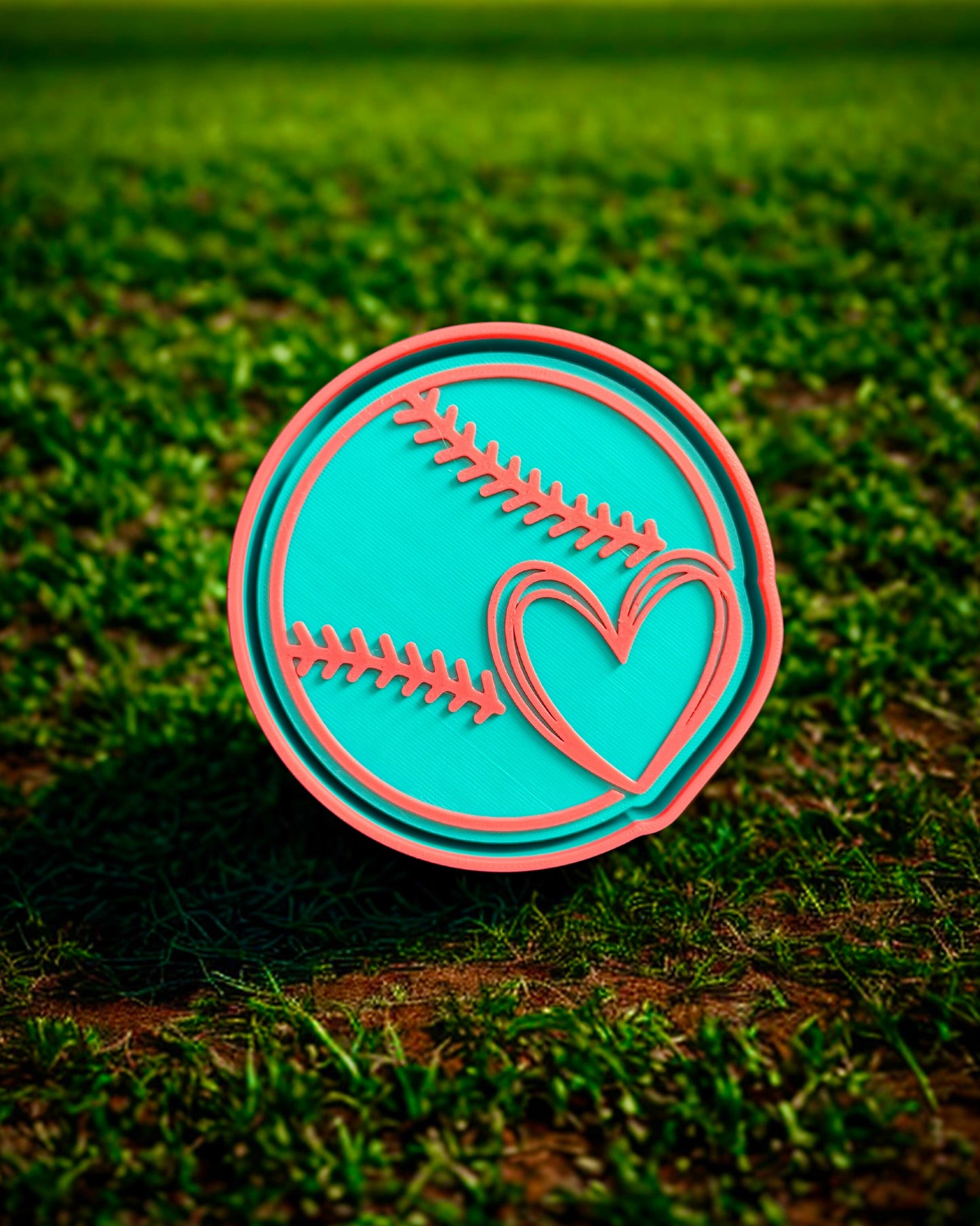 Baseball with heart ￼