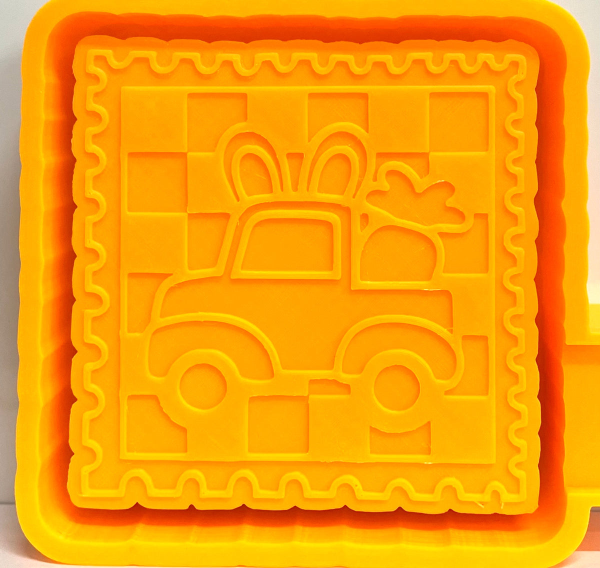 Cutesy Stamp Easter Truck Mold