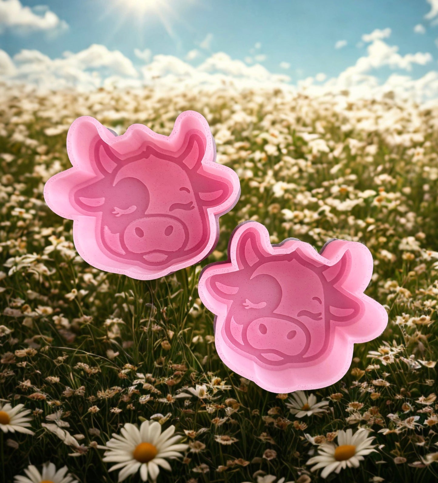 Adorable Cow head vent clips
