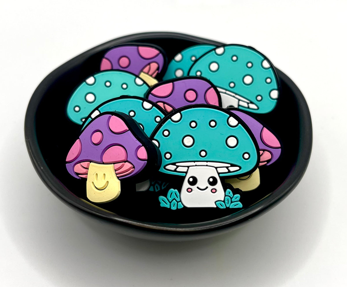 Spotted Mushroom Focal Bead