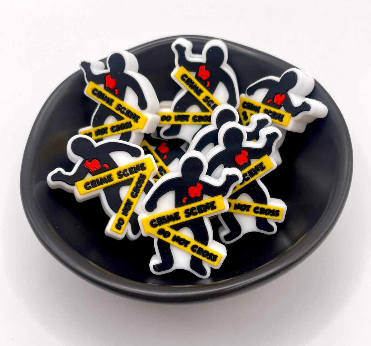 Crime Scene Do Not Cross Focal Bead