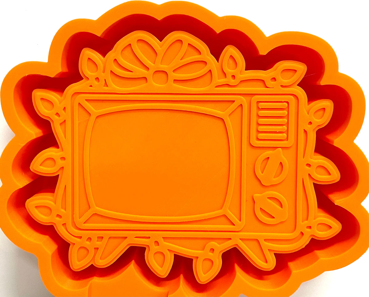 Christmas TV w/ Cardstock Option