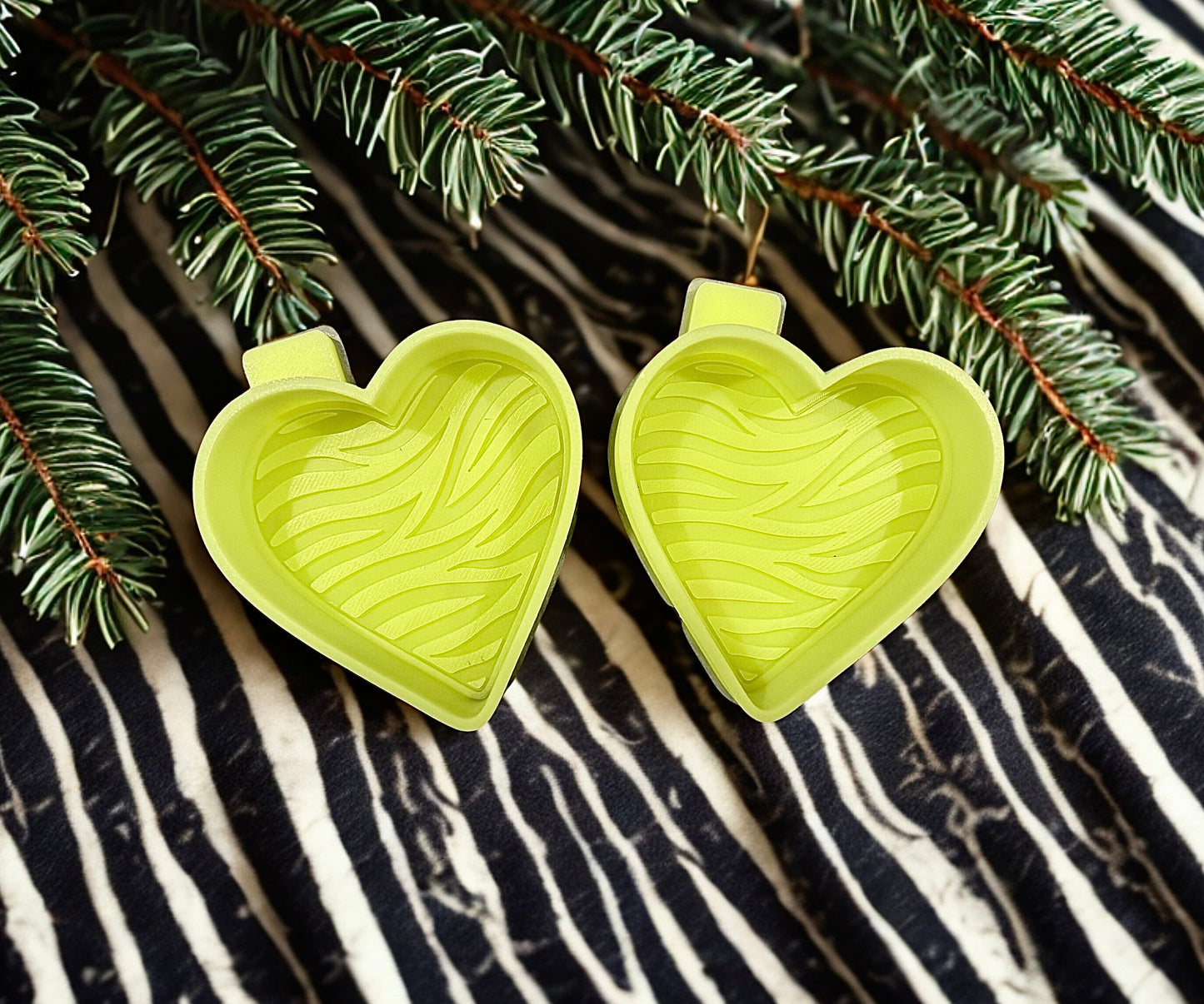 Zebra heart VENT CLIPS