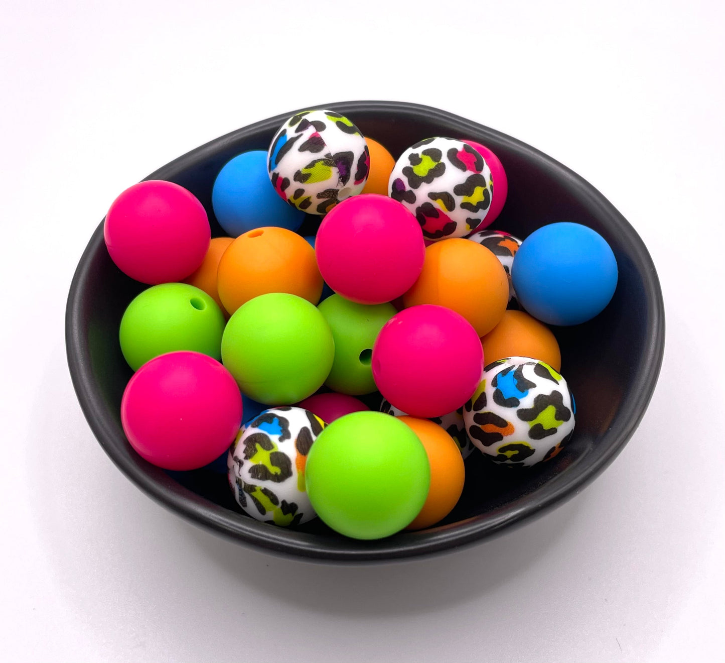 15mm Round Silicone Beads