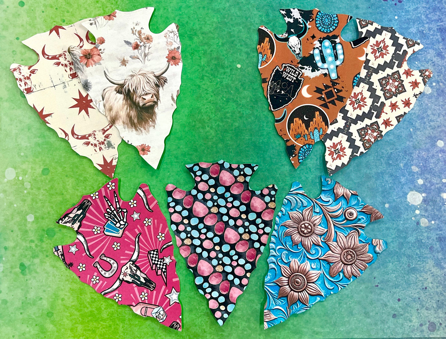 Arrowhead Cardstock Mold + Cardstock