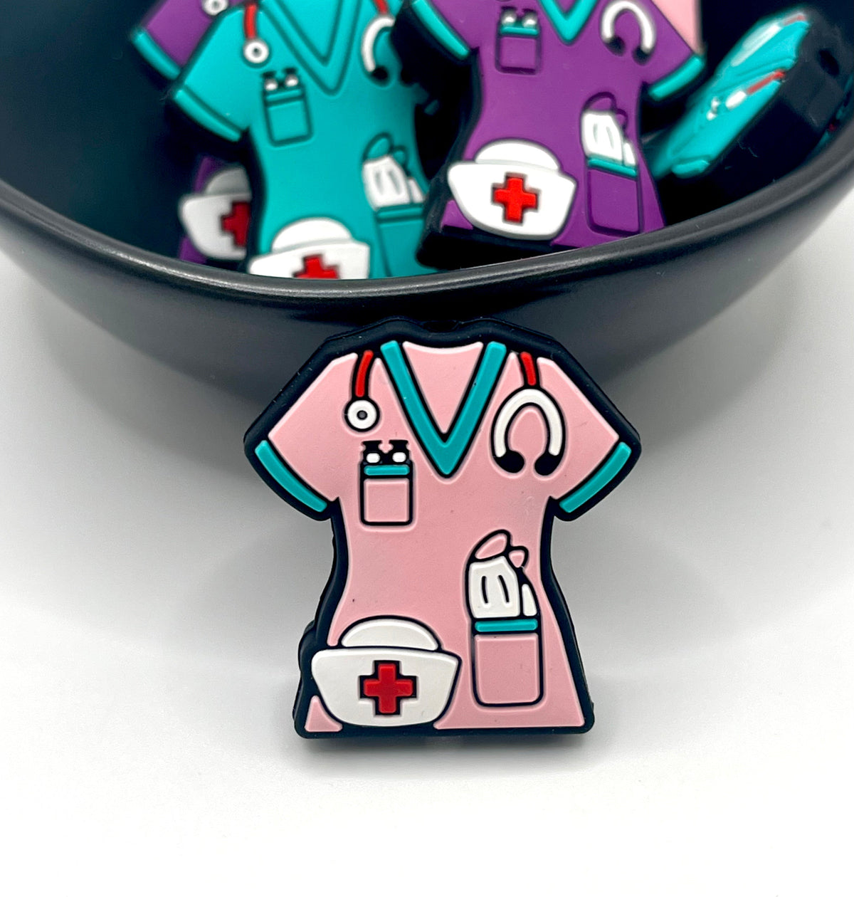 Nurse Scrub Focal Bead