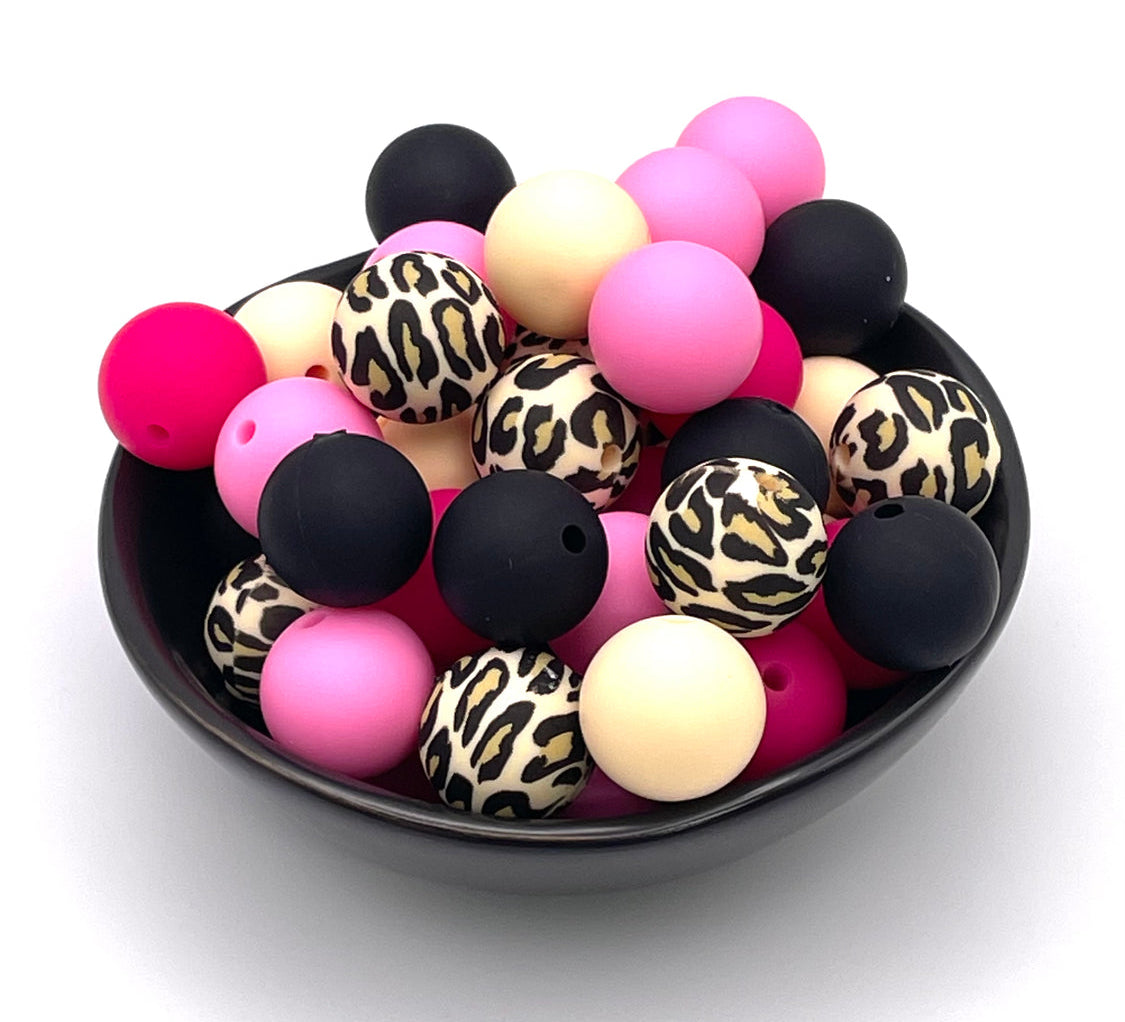 15mm Round Silicone Beads