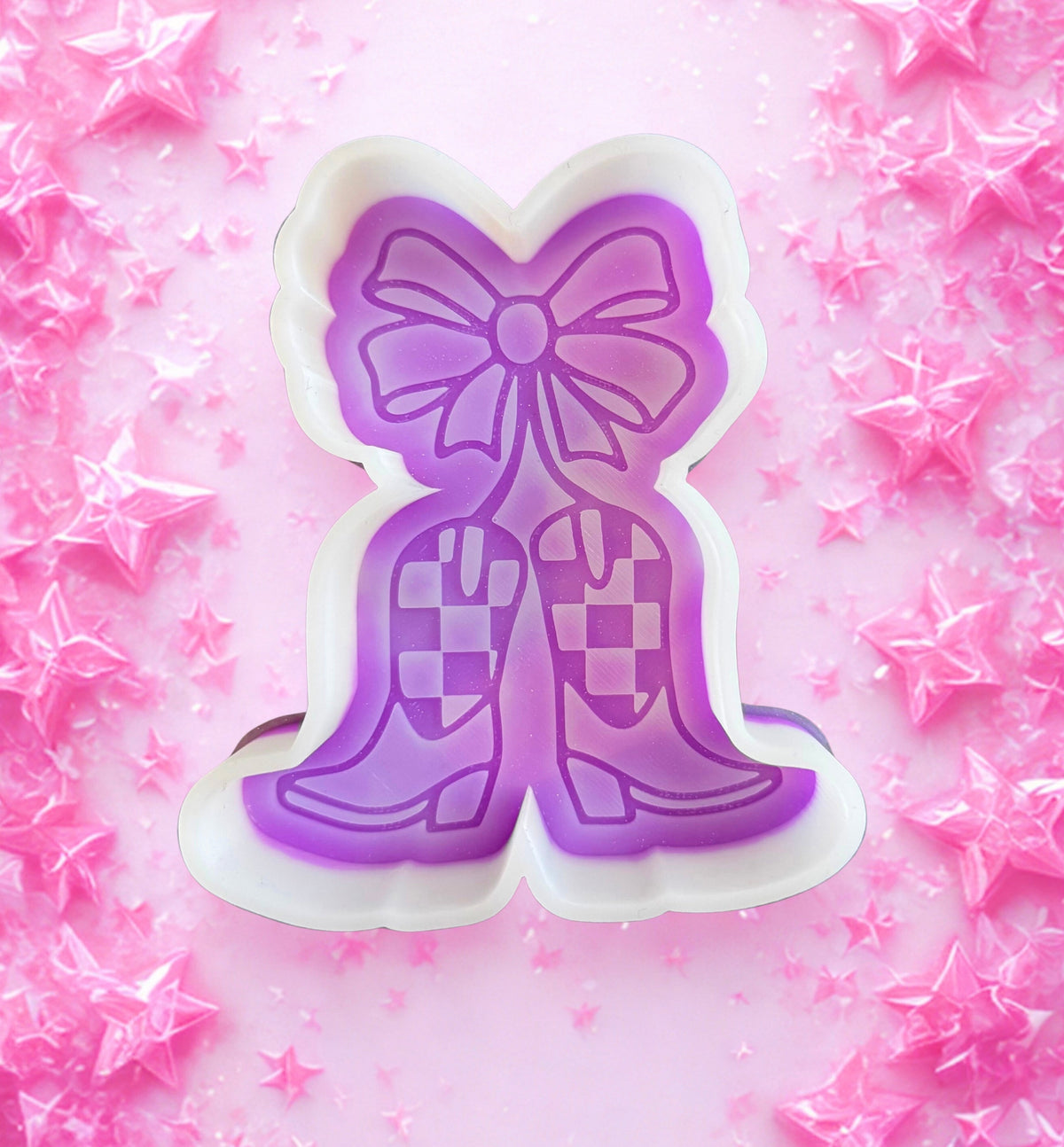 Cowgirl boots with a bow ￼