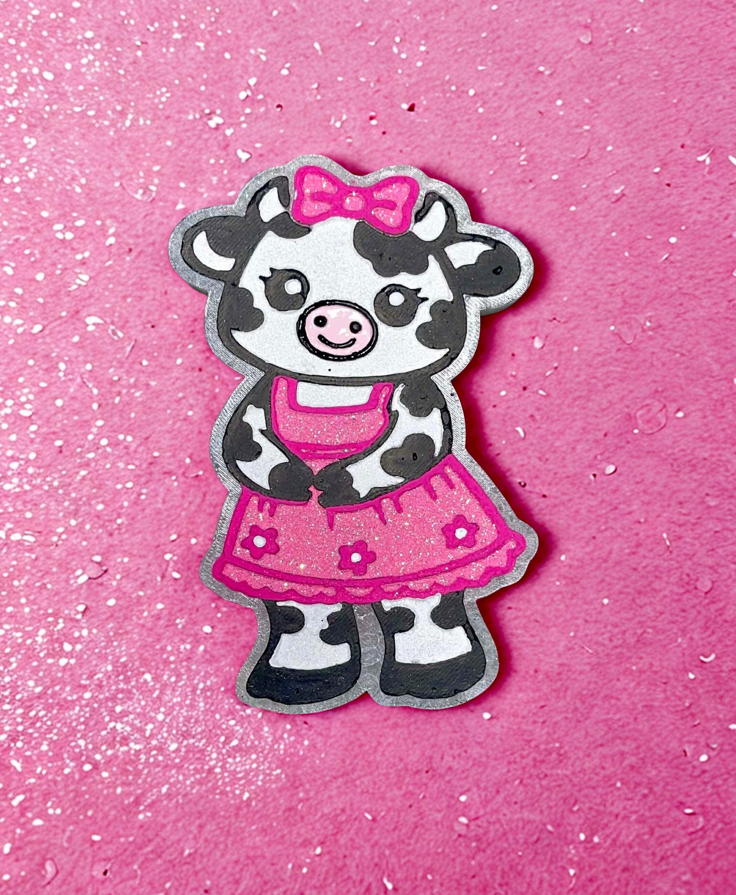 Adorable dairy cow