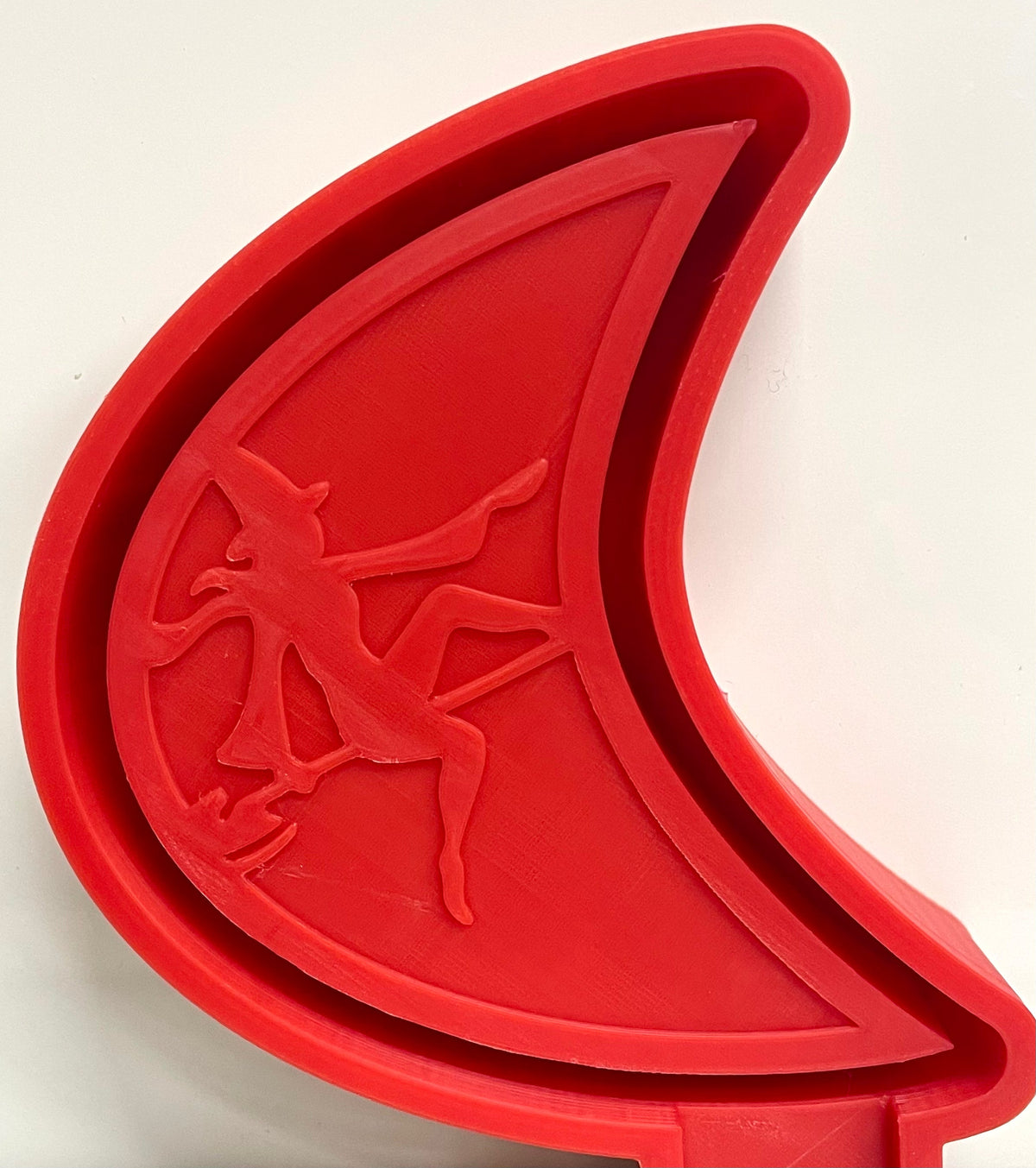 Riding Witch In Moon Mold