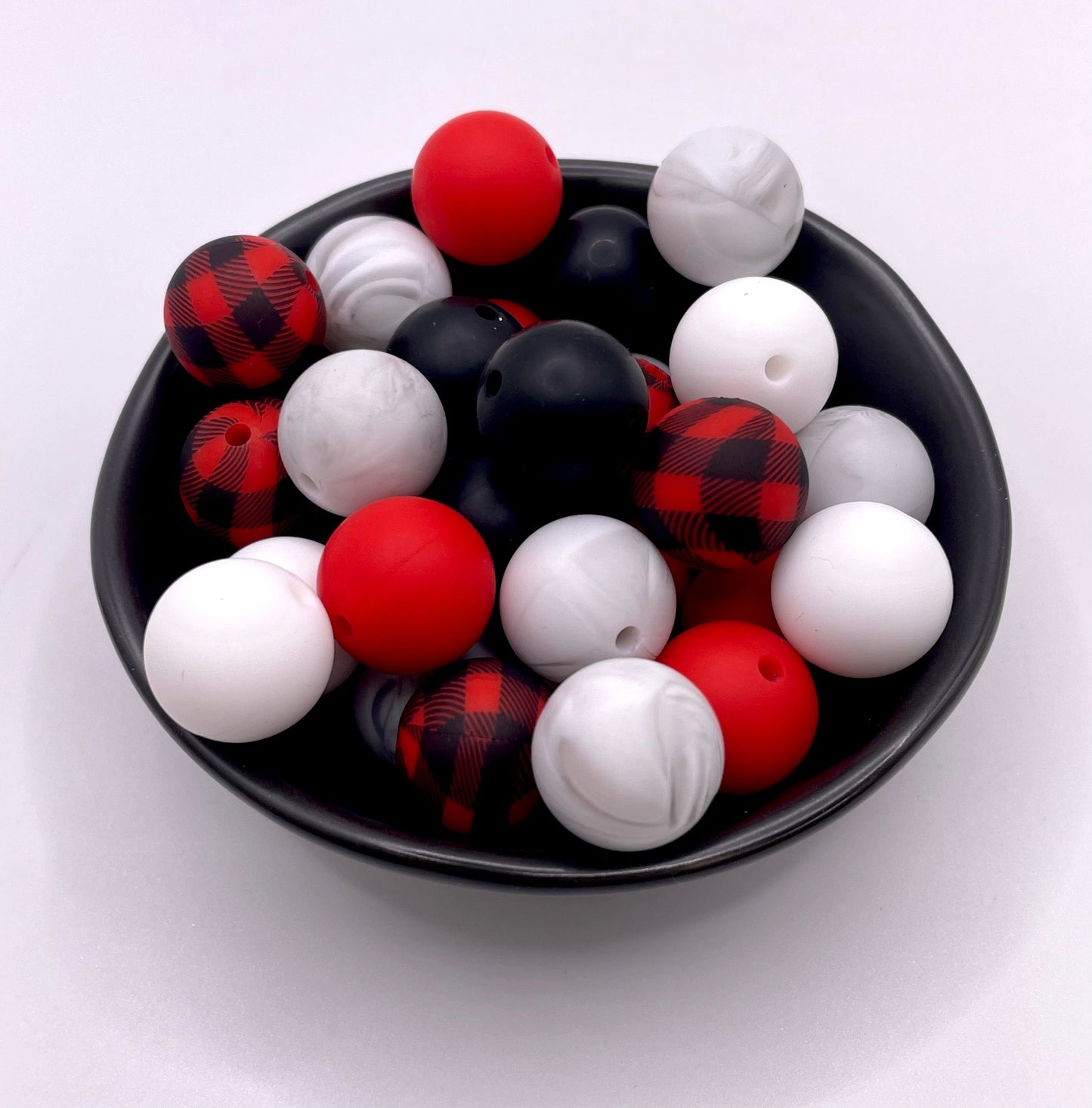 15mm Round Silicone Beads