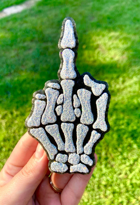 Skeleton Hand Flip Off/Middle Finger Mold