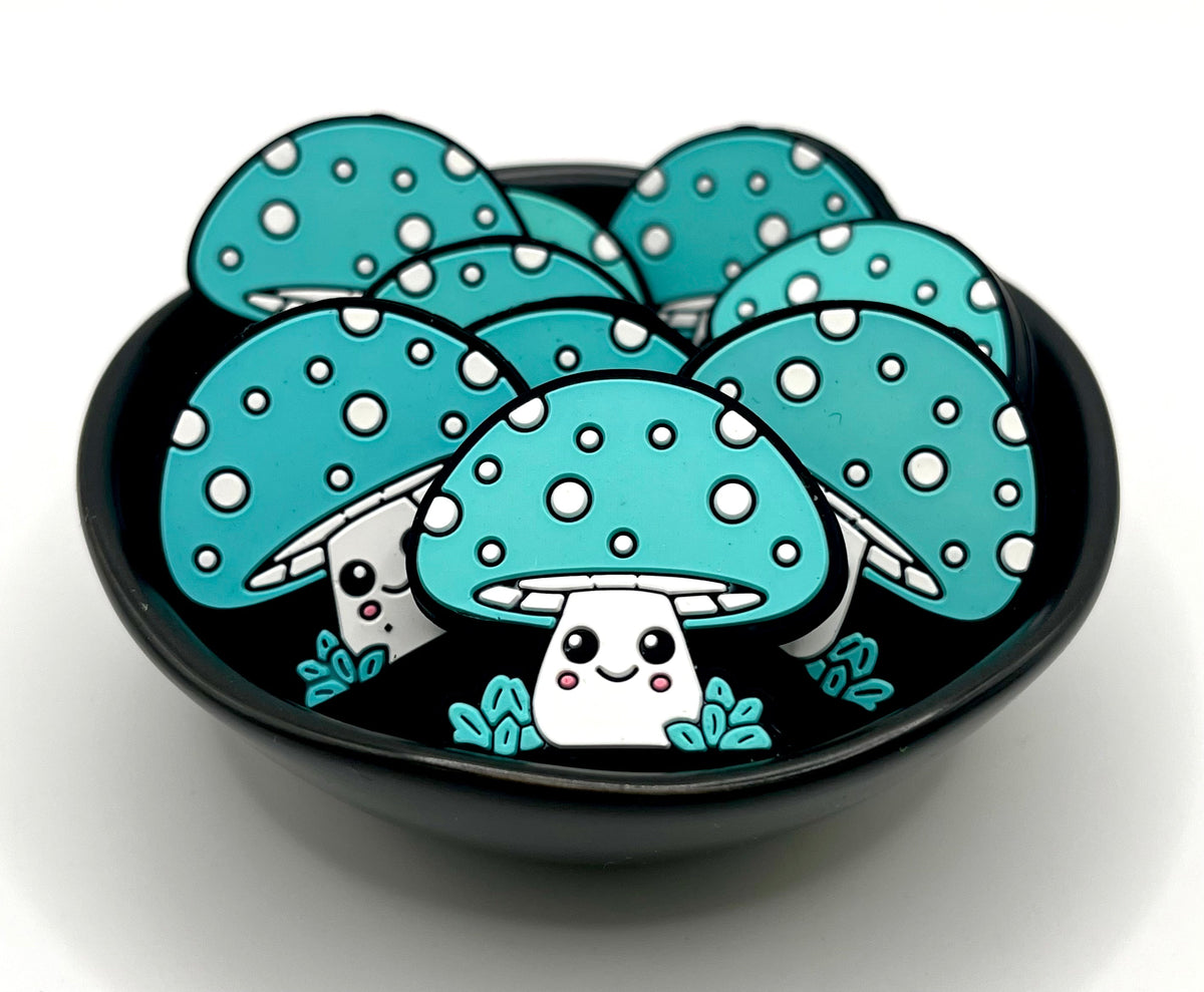 Spotted Mushroom Focal Bead