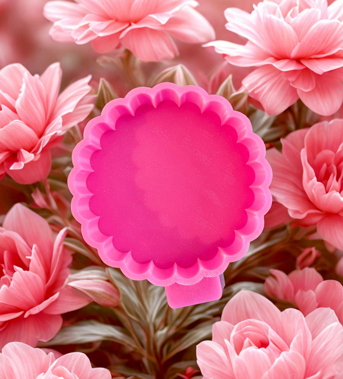 Scalloped circle for 3 inch cardstock