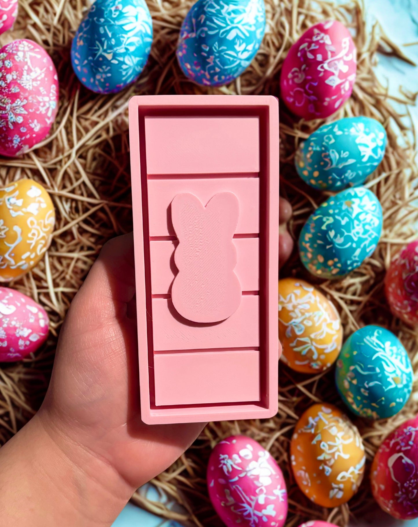 Bunny snap bar wax melt mold