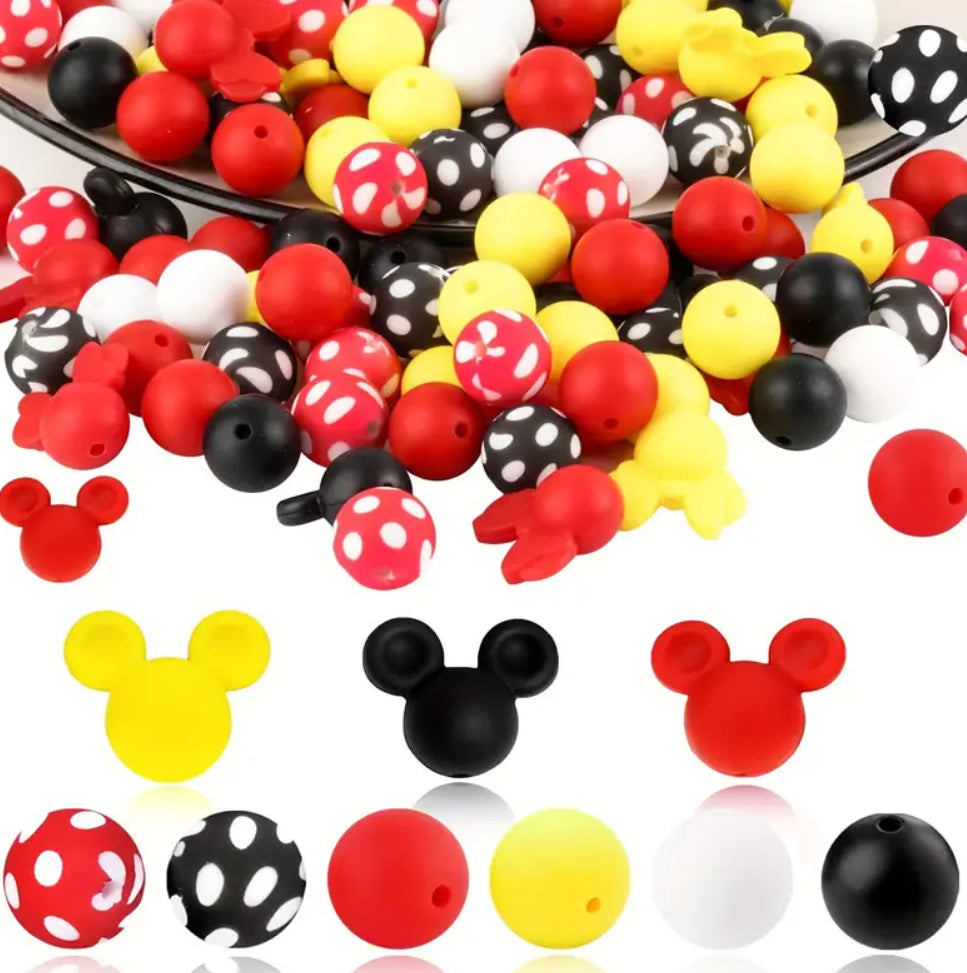 15mm Round Silicone Beads