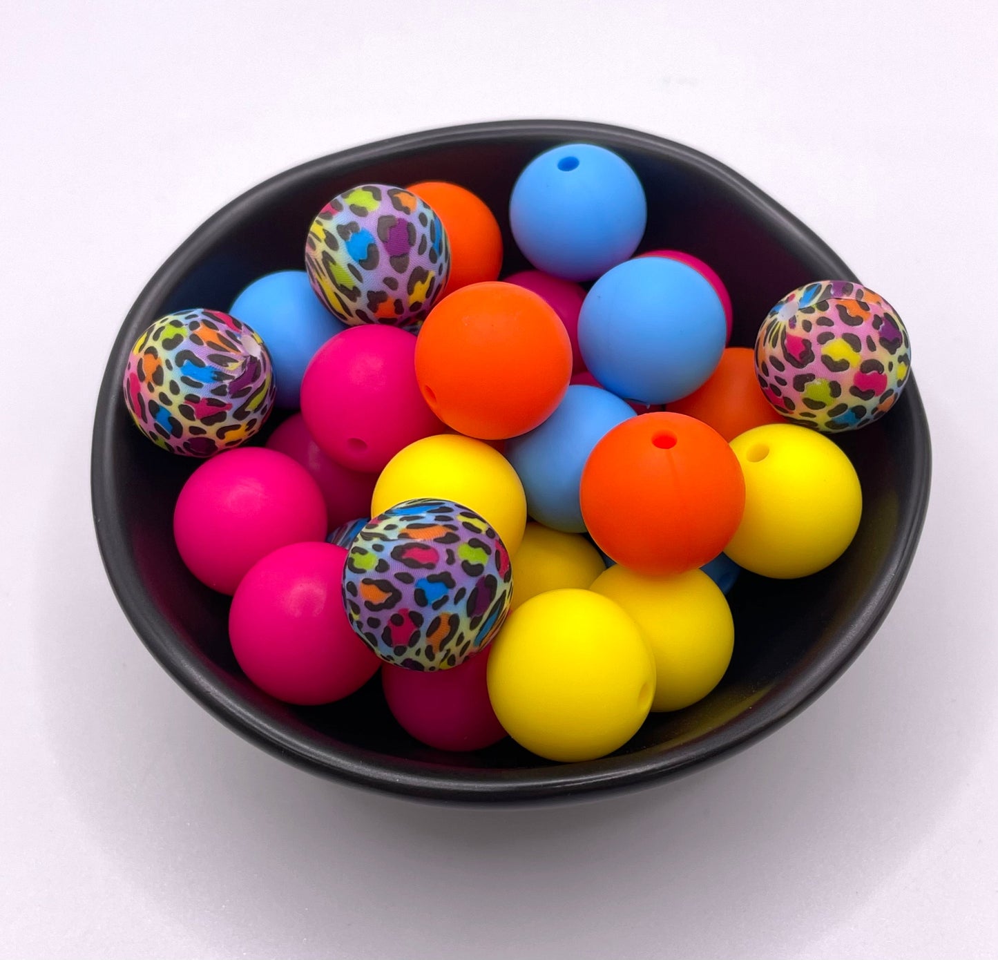 15mm Round Silicone Beads