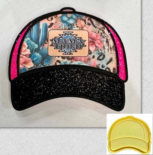 Baseball Cap or Trucker Hat Mold + Cardstock
